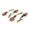 4PCS Motorcycle Turn Signal Light Front and Rear Waterproof Bright Light Universal Replacemen for Suzuki Type1