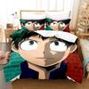 My Hero Academia Bettwäsche-Set Bettbezug Laken Bedrucktes Bett-Set Kissenbezug Bett Voll Queen King Size Bettdecke Schlafzimmer