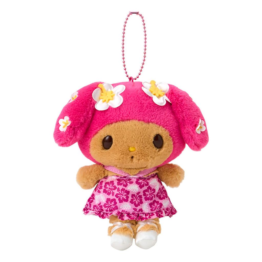 Sanrio Mascot Holder My Melody Polyester and Ages 6 and 879657 (Tokonatsu Vacation) Steel, Up,