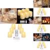 Elegant Usb Plastic Led Candle Light For Birthday Wedding Party Decoration And Timed Remote Control