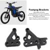 Footpeg Bracket, Durable CNC Aluminum Alloy Footpeg Mount Kit for Electric Dirt Bike Riders, Off Road Enthusiasts, Motorcycle Upgrade Scenarios