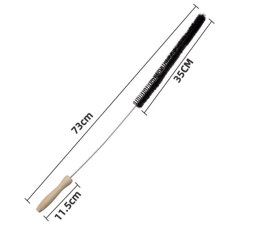 

Многофункциональная щетка с длинной ручкой и жесткой щетиной для чистки щелей стиральной машины (Версия с полущетиной) One Size