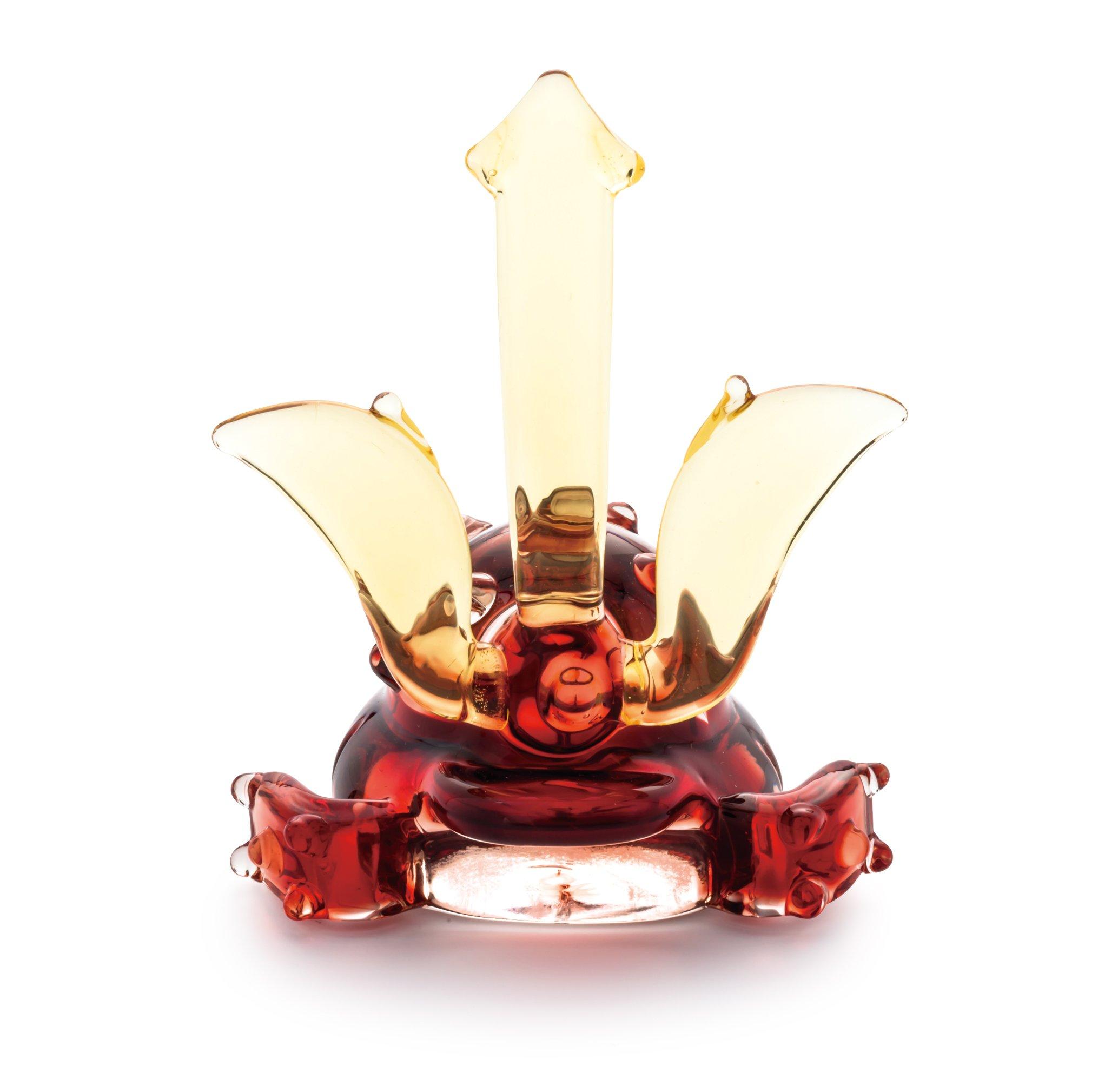 Castle Enterprises Милая стеклянная поделка для Дня мальчиков Хард Ред, [Кабуто] Большая,