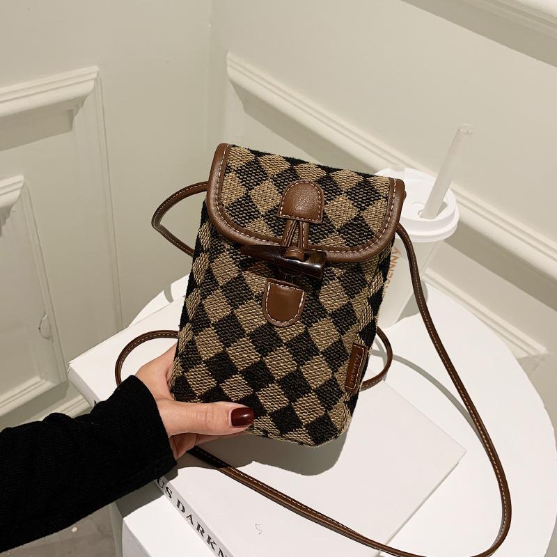 Small Bag New Fashion Mobile Phone Bag Women's Crossbody Shoulder Small Square Bag