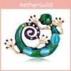 Alloy Animal Lizard Brooch Pin With Vintage Style For Men And Women