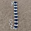 Amethyst Gemstone Handmade 925 Sterling Silver Bracelet 7-8" KKG-138