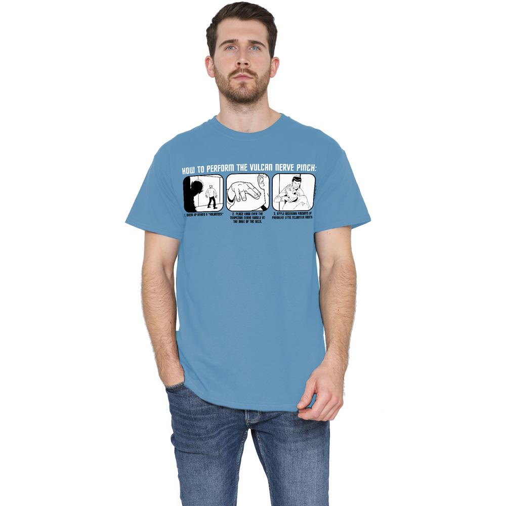 Star Trek Mens Vulcan Nerve Pinch T-Shirt