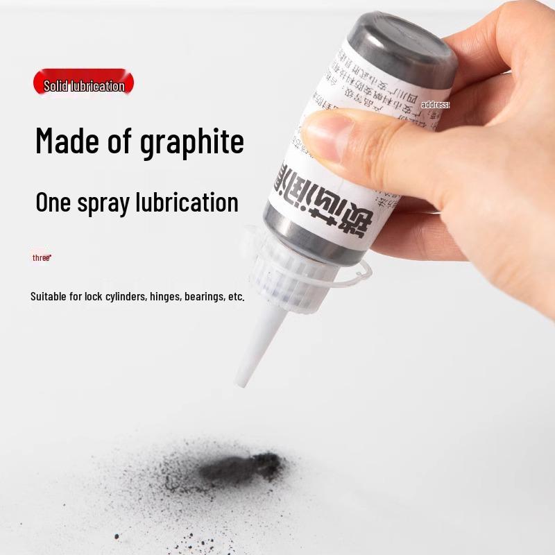 Grafitový práškový lubrikant pro zámky dveří a protizlodějské vložky