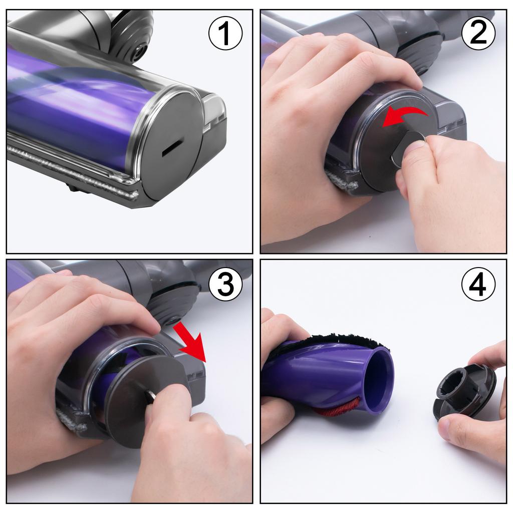 Roller Brush End Cap for V7 V8 V10 V11 V15 Vacuum Cleaner Accessories Suction Head Side Cover Repair Vacuum Cleaner Part