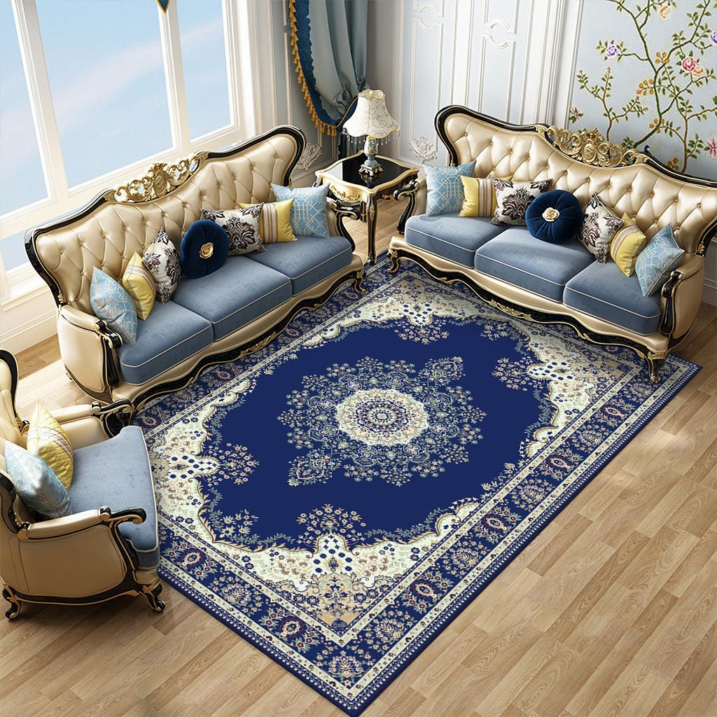 Dywan do salonu w stylu europejskim Dywanik sypialniany przy łóżku Stolik kawowy Szafa Mata podłogowa