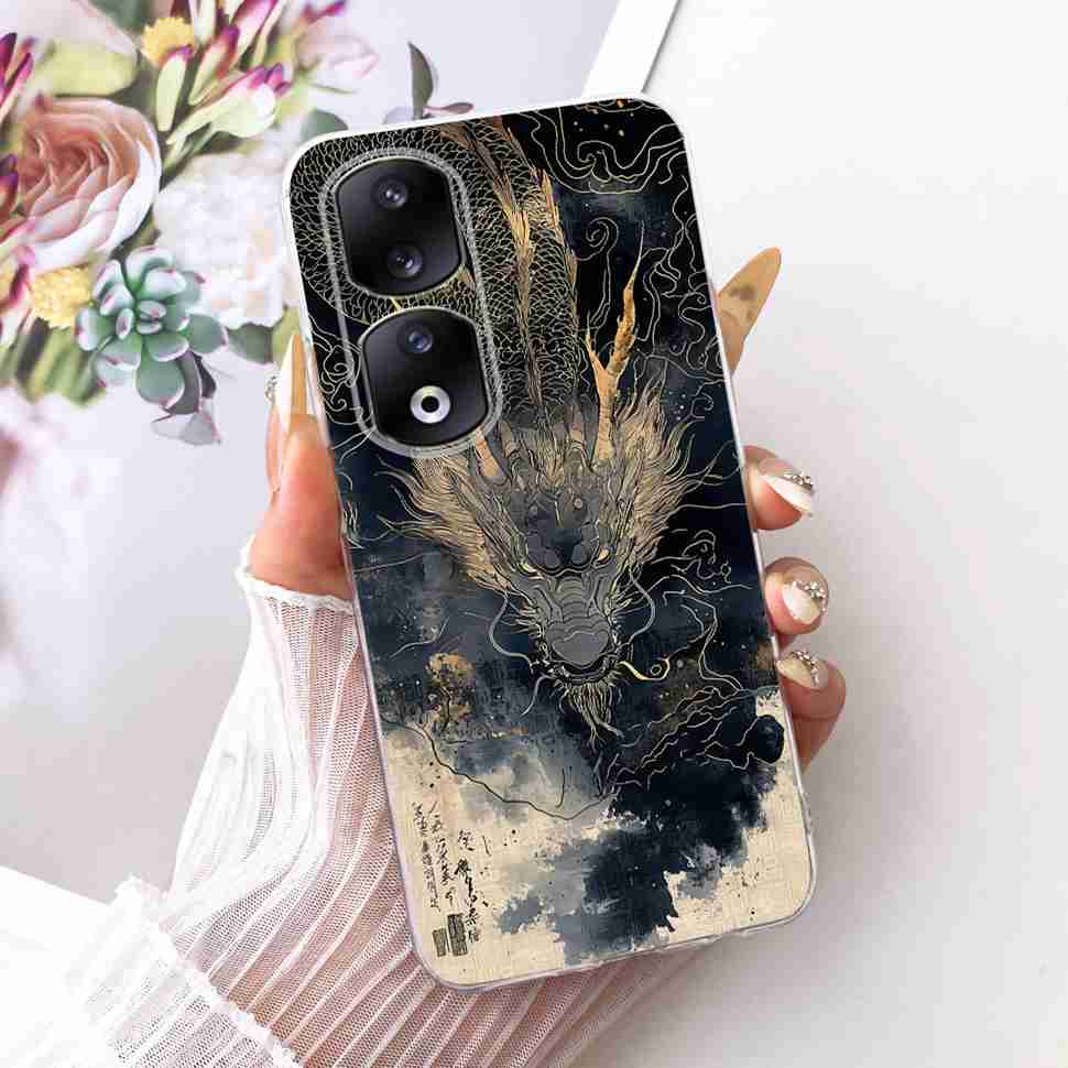 Funda para Honor 90 Pro 5G 6.78" Moda Mariposa Pintada Silicona TPU Cubierta Trasera Para Honor 90Pro 90 PRO 5G REP-AN00 Fundas para Teléfono
