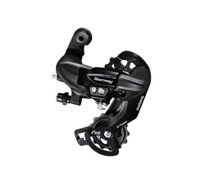 SHIMANO SGS Rear Direct TOURNEY RD-TY300 Derailleur, Mount, 6/7S, Black, ERDTY300D,