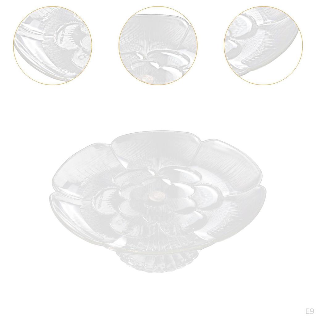 Acrylic Display Stand for Fruits And Cupcakes, Serving Tray with Base Home Snacks