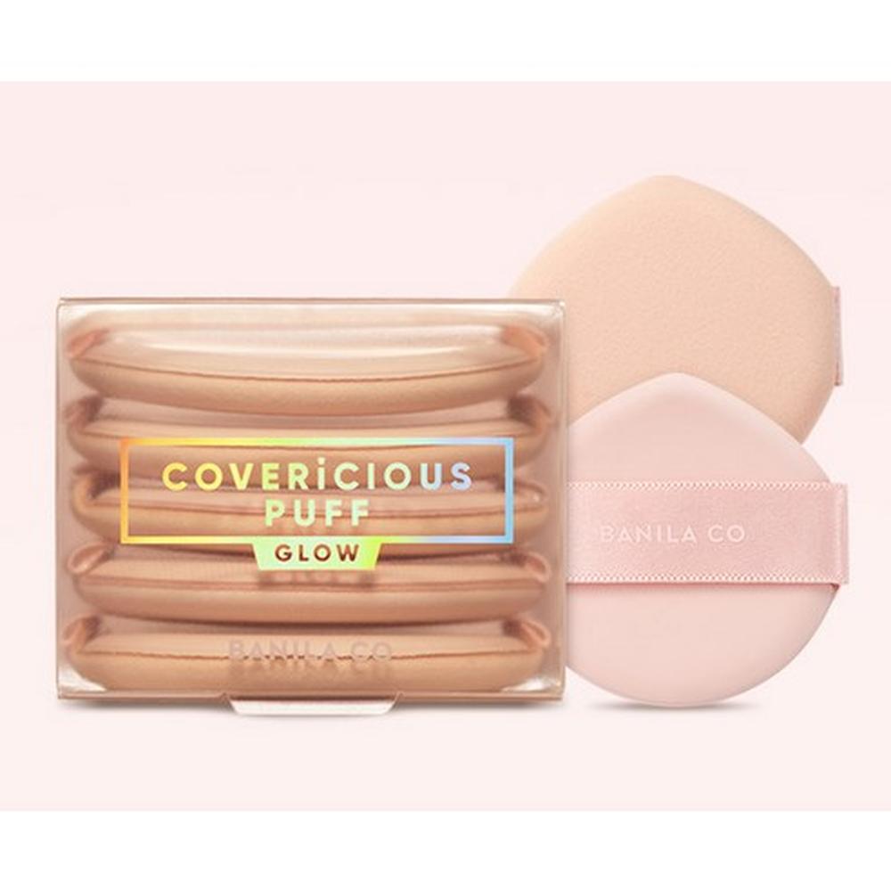 BANILA CO Covericious Glow Puff (5pcs) - Makeup Tools, Korean 5pcs