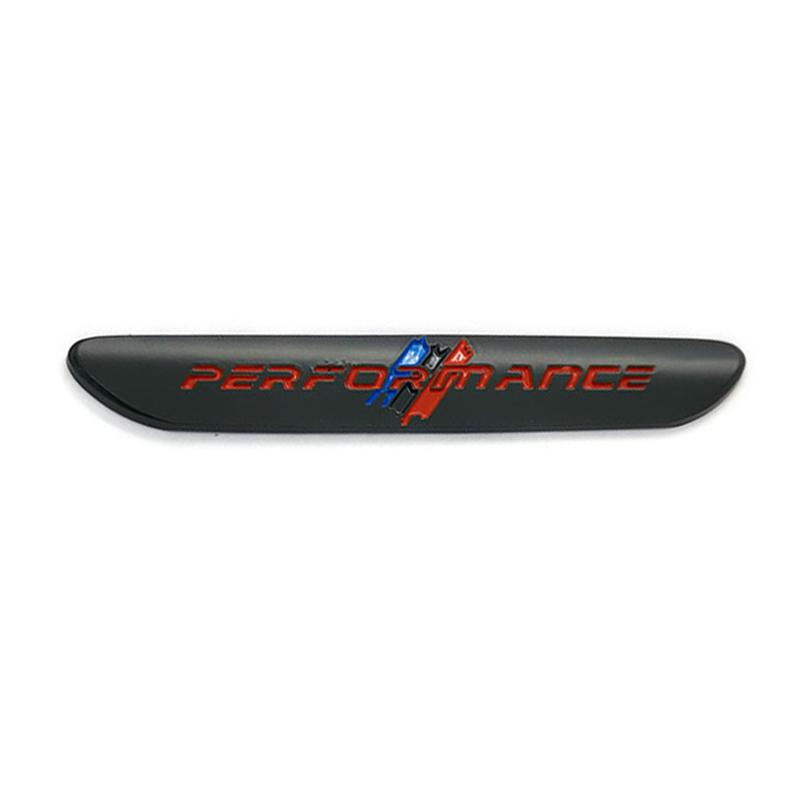 2 Stück 3D Metall Performance Logo Emblem Badge Autoaufkleber Zubehör Autowerkzeuge Geeignet für Alle Modelle Dekoration Autozubehör