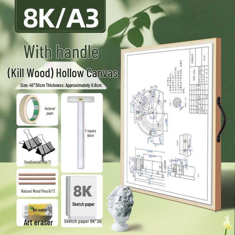 A1/A2/A3 Solid Drawing & Handwriting Board for Designers - Free Shipping