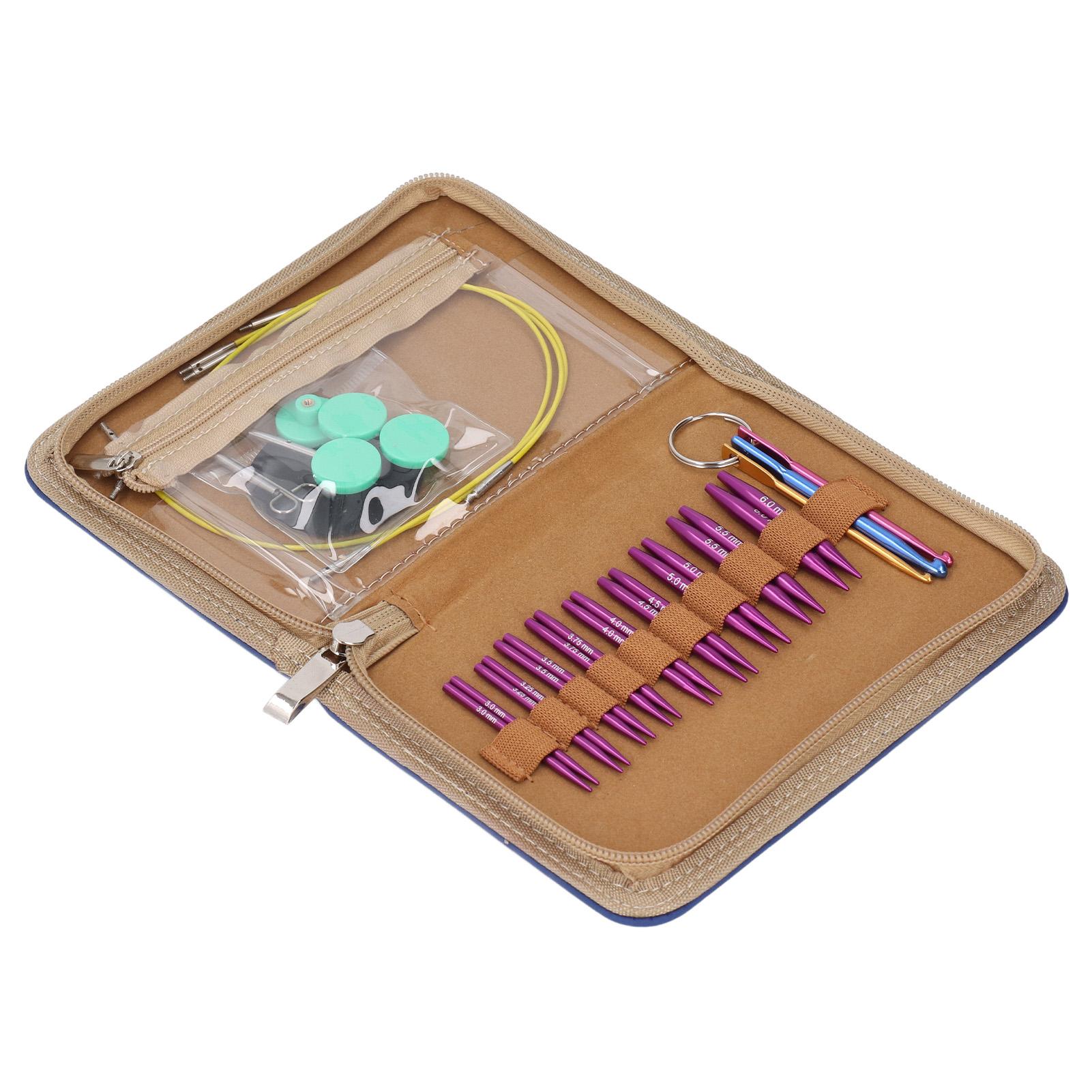 

Round Yarn Knitting Needle Set 5.5CM Detachable Multifunctional Circular Knitting Needle Kit