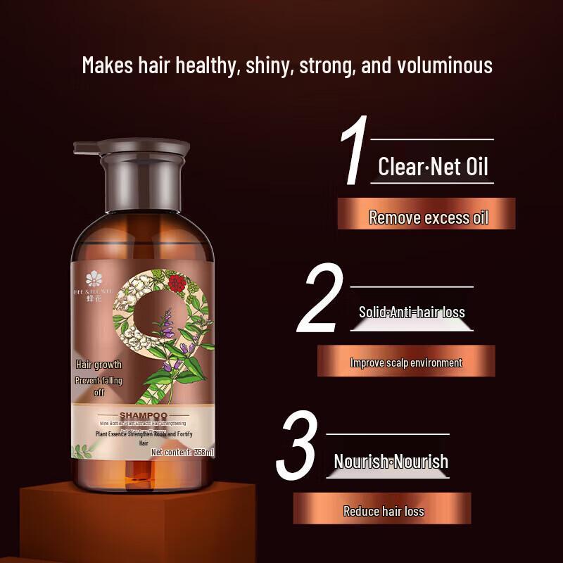 Fenghua Nine Herbal Essence Anti-Hair Loss Shampoo