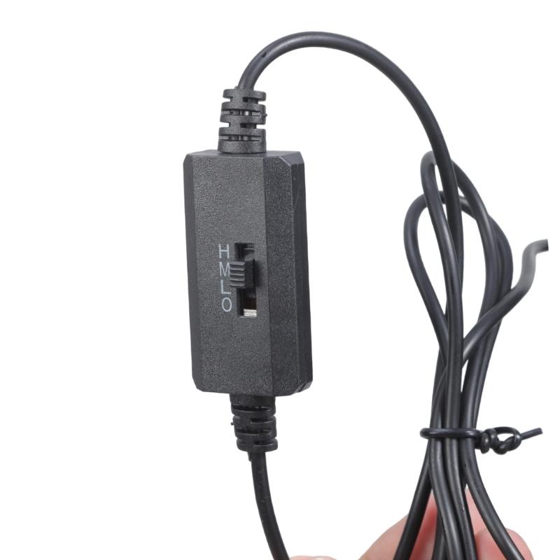 120mm USB 5V Exhaust Fan With 3 Speed Adaptable Switches Suitable For 3D Printer Ventilation Enclosures Cooling System