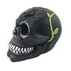 Day of The Dead Skull Statue Tabletop Floral Skull Figurine Halloween Human Skull Model for Home Decoration