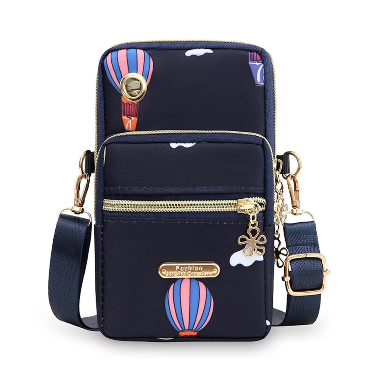 

Сумка-мессенджер для женщин, маленький карман для мобильного телефона, кошелек через плечо, кошелек для монет, женская сумка из ткани Оксфорд синий