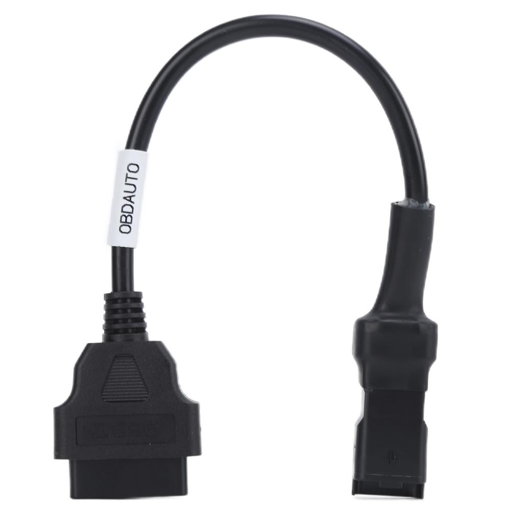 4Pin OBD Diagnostic Cable Adapter OBD2 Extension Connector Replacement for Ducati Motorcycles