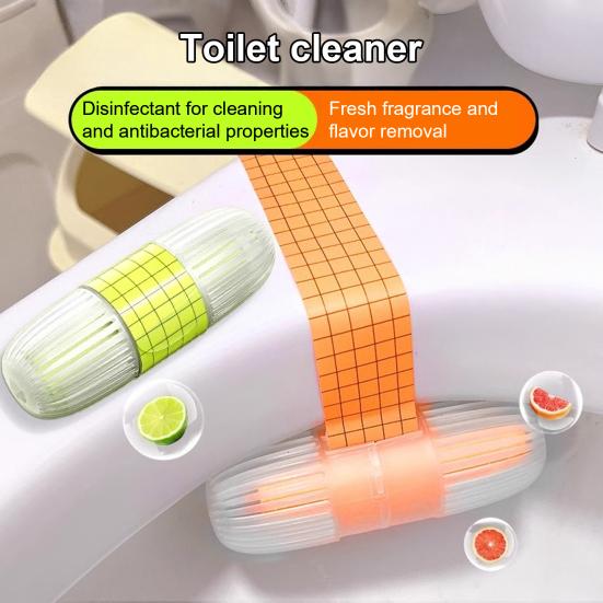 4Pcs Toilet Cleaner Suspension Design Relieve Smell Fragrance Watermelon Lime Truffle Grapefruit Scents Toilet Descaler