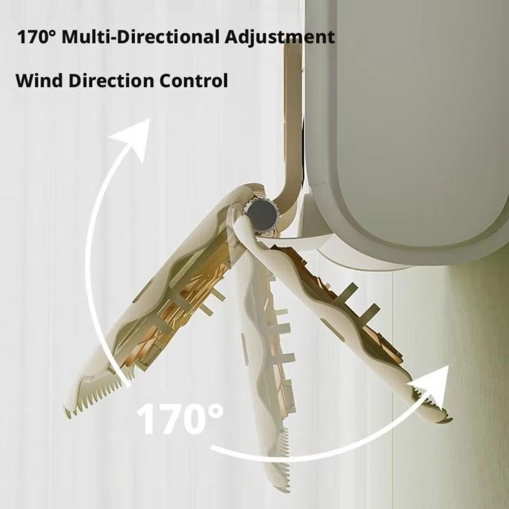 Reusable Air Conditioner Wind Deflector Adjustable Air Outlet Cover Air Flow Guide  Bedroom Cooling