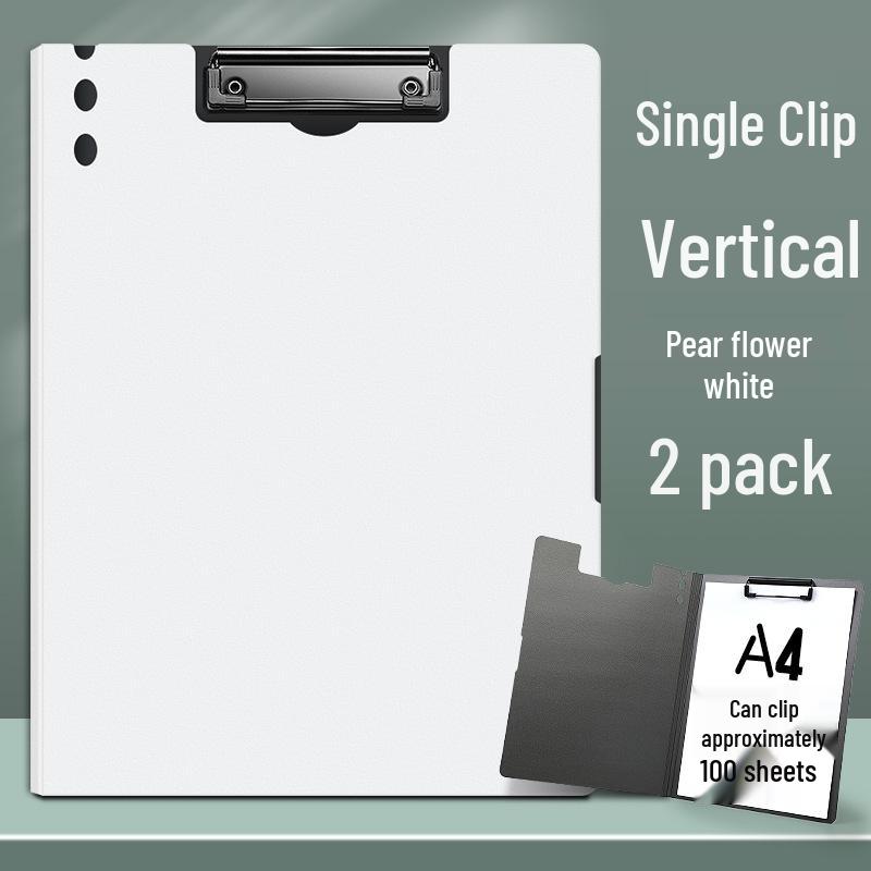 A4 Double Clip Folder for Documents and Resume Storage