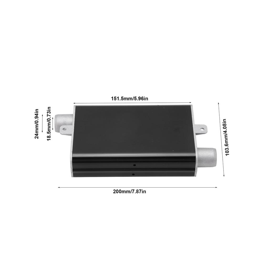 24mm Parking Heater Exhaust Pipe Muffler Aluminum Alloy Straight Heater Silencer for Eberspacher Airtronic D2 D4 D4S