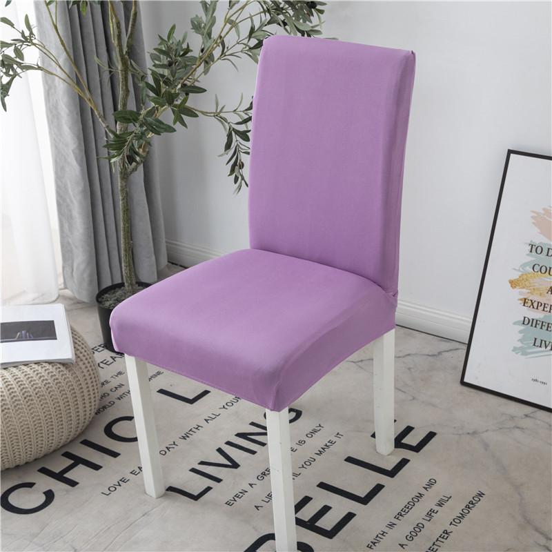 Grey Color Chair Covers Spandex Desk Seat Chair Covers Seat Protector Slipcovers For El Banquet Wedding Universal Size 1Pc