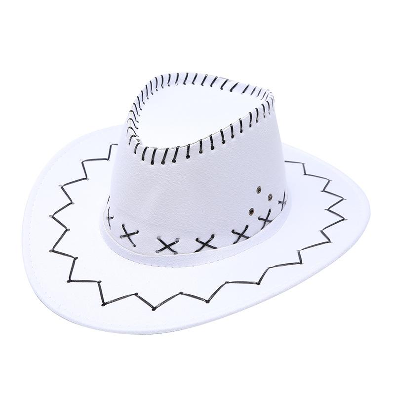 Western cowboy hat men's summer outdoor visor grassland Mongolian hat knight hat travel hat stage prop hat women