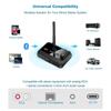 Wireless Bluetoothcompatible Receiver USB U Disk Play Adapter with R/L 2 RCA/3.5MM AUX/Optical Fiber Jackfor Car Speaker