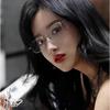 Fashion Square Titanium Glasses Frame Men Women Brand Design Optic Ultralight Luxury Eyeglasses Thin Rim Korea Style Spectacles