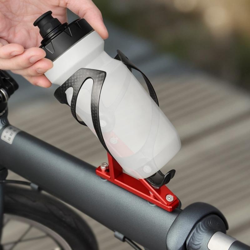 Folding Bike Bottle Cage Adapters Water Bottle Cage Mounting Base Bicycles Kettles Rack Mount Conversion Seat Easy to Use