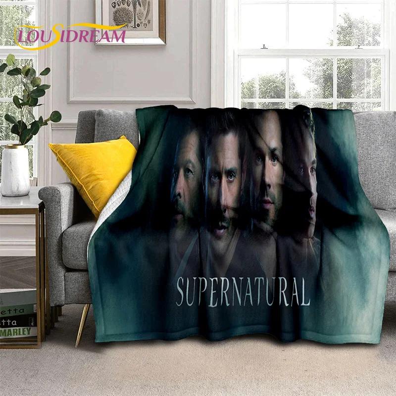 Supernatural Serie 3D Decke, Flanell Überwurfdecke für Zuhause Schlafzimmer Bett Sofa Wohnzimmer Picknick Büro Wandern Freizeit Nickerchen Geschenk