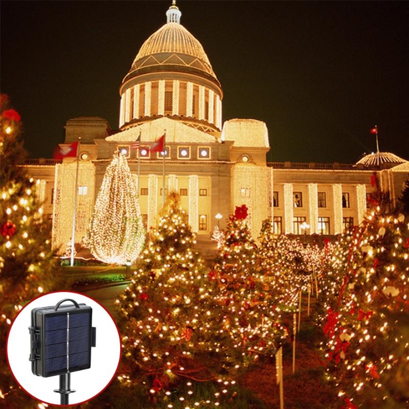Outdoor Waterproof 8-mode Solar Light String Fairy Tale Light Outdoor Garden Viewing Light Christmas Party Decoration Atmosphere Light