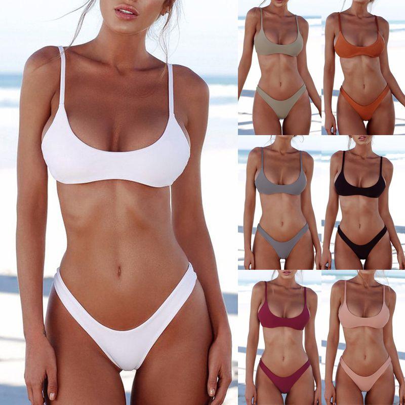 Stunning Sexy Women's Bikini Set With Padded Bra And Thong For Ultimate Comfort