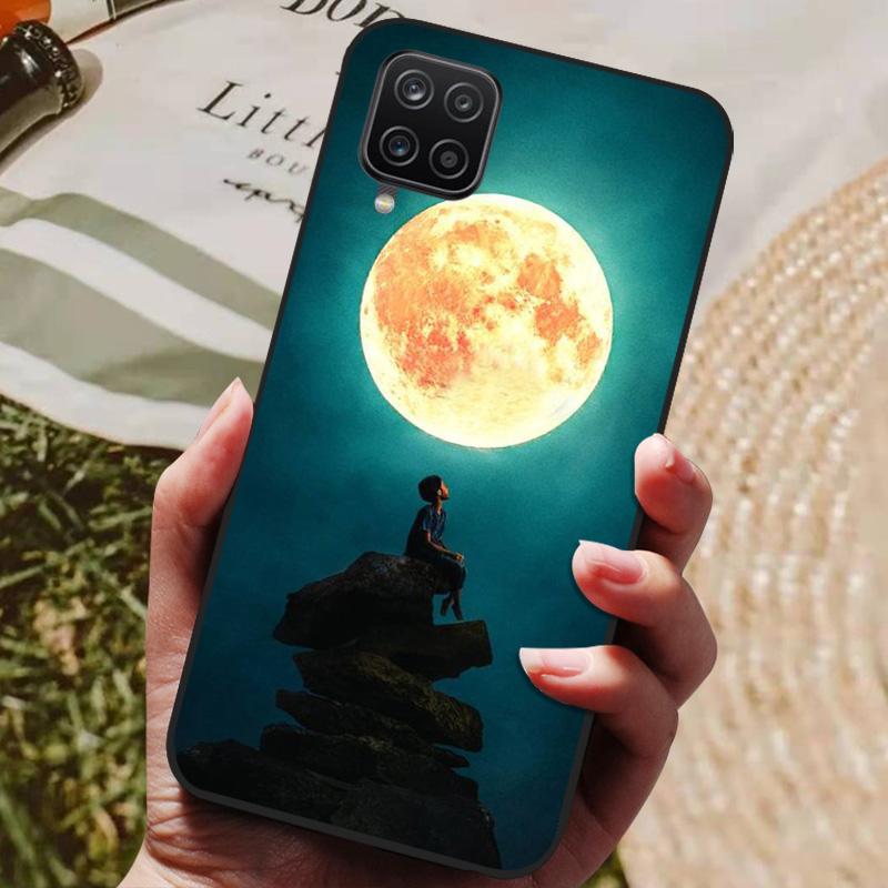 For Samsung Galaxy A12 Case Phone Cover Silicon Soft Back Cases For Samsung A12 Case Cat Fashion Bumper for Samsung A 12 Coque