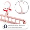 3pcs 9-hole Space Saving Hanger 360 Rotating Magic Hanger Multi-function Folding Magic Hanger Wardrobe Drying Clothes Clothes
