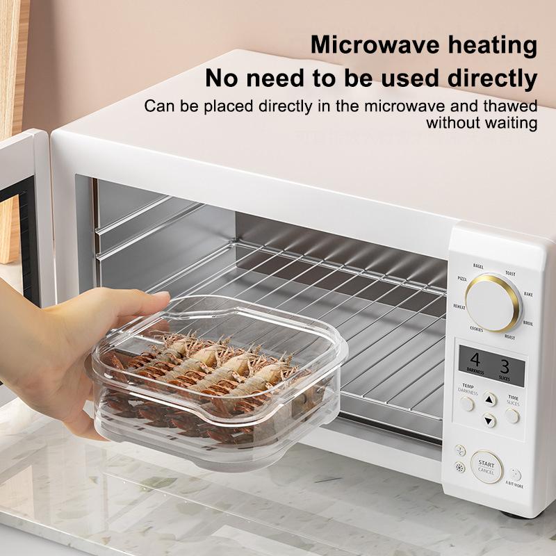 1Pieces Refrigerator Storage Box Meat Storage Box Food Packaging Box Food Grade Refrigerator Special Arrangement