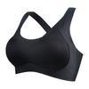 Medium Impact Seamless Sports Bra for Small Bust, Push Up Lift Integrated Crisscross Beautiful Back Side Support Anti-Sagging Wireless Lingerie