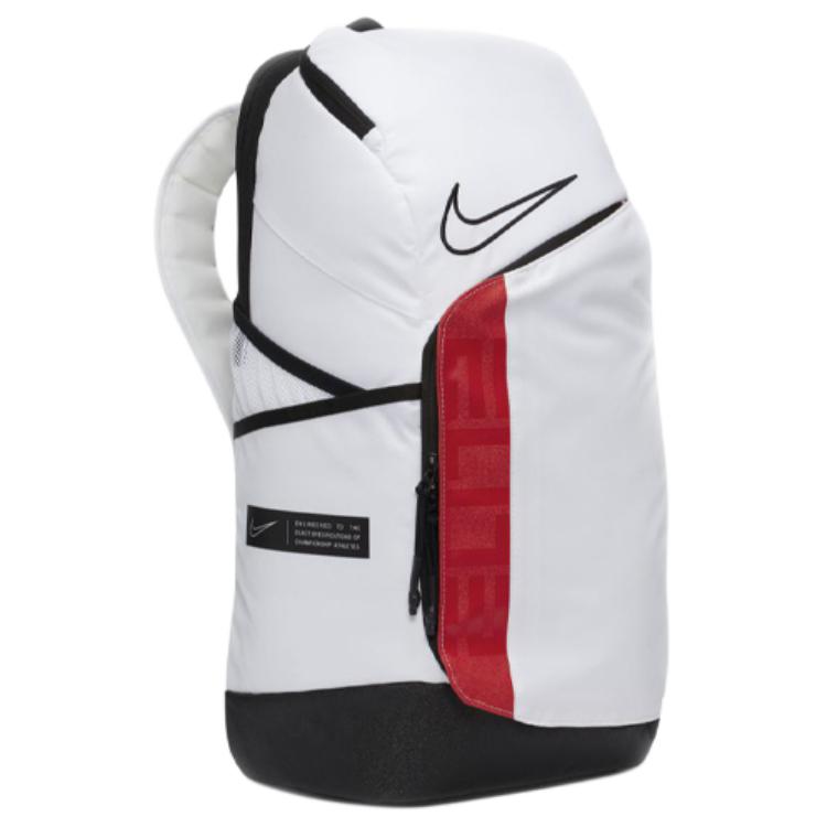 Nike Elite Pro Large Capacity Splicing Design Polyester Basketball Backpack Unisex Backpack White BA6164-100