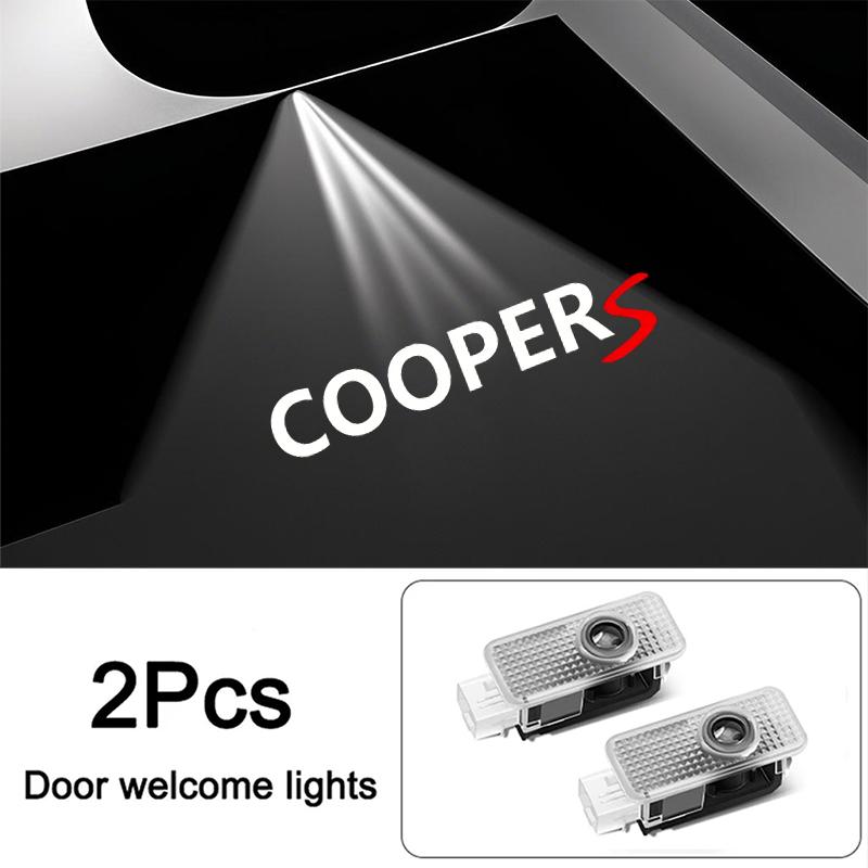 

Led HD Car Door Logo Welcome Light Projector Lamps Accessories For MINI Cooper S Works JCW R55 R56 R50 R53 R60 R61 F54 F55 F56.