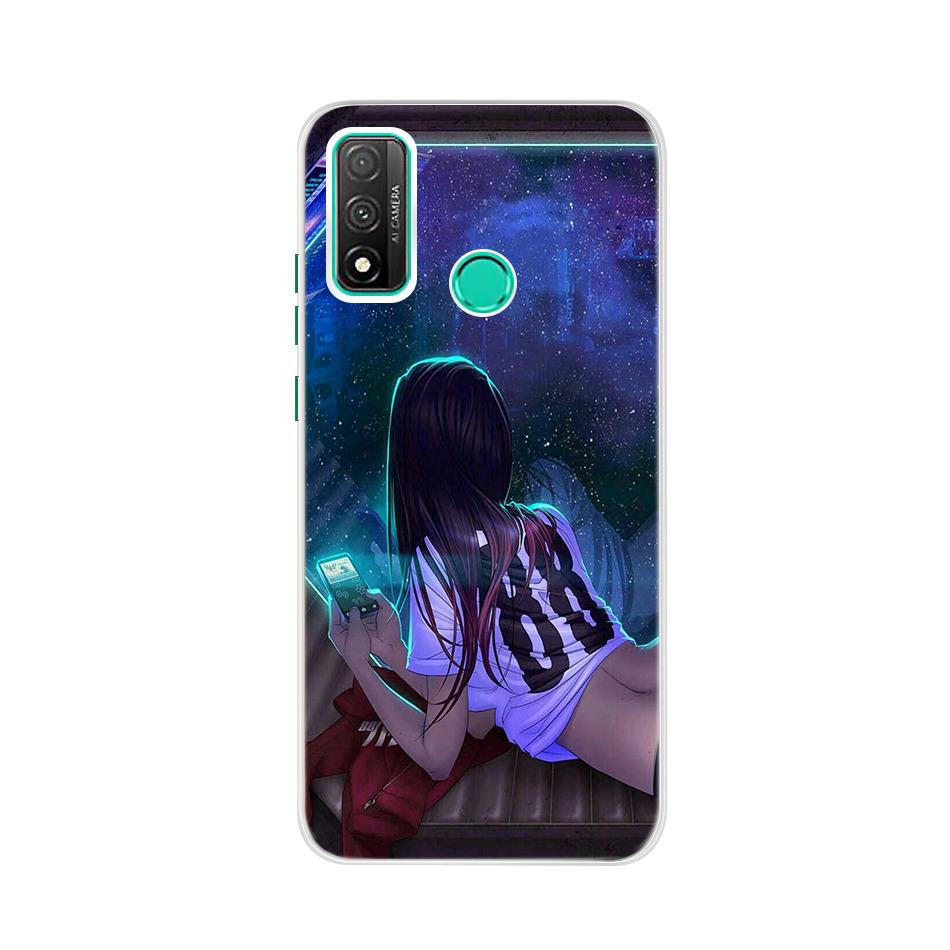 Phone Case For Huawei P smart 2020 Case TPU Silicon Soft Painted Coque Huawei Psmart 2020 POT-LX1A 6.21" Cover Bumper Cases capa