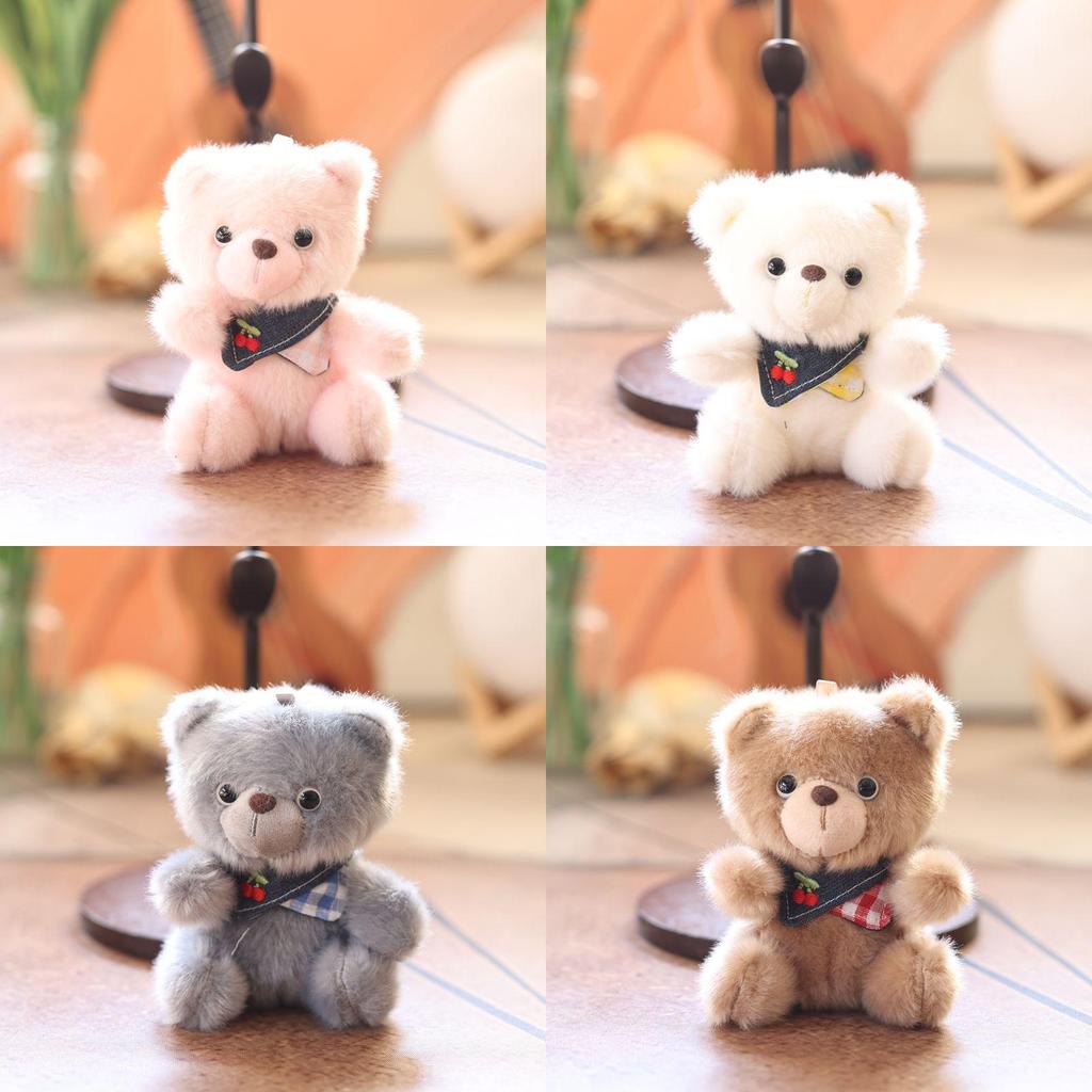 Cute Adorable Little Bear Plush Toy Keychain For Kids And Teens