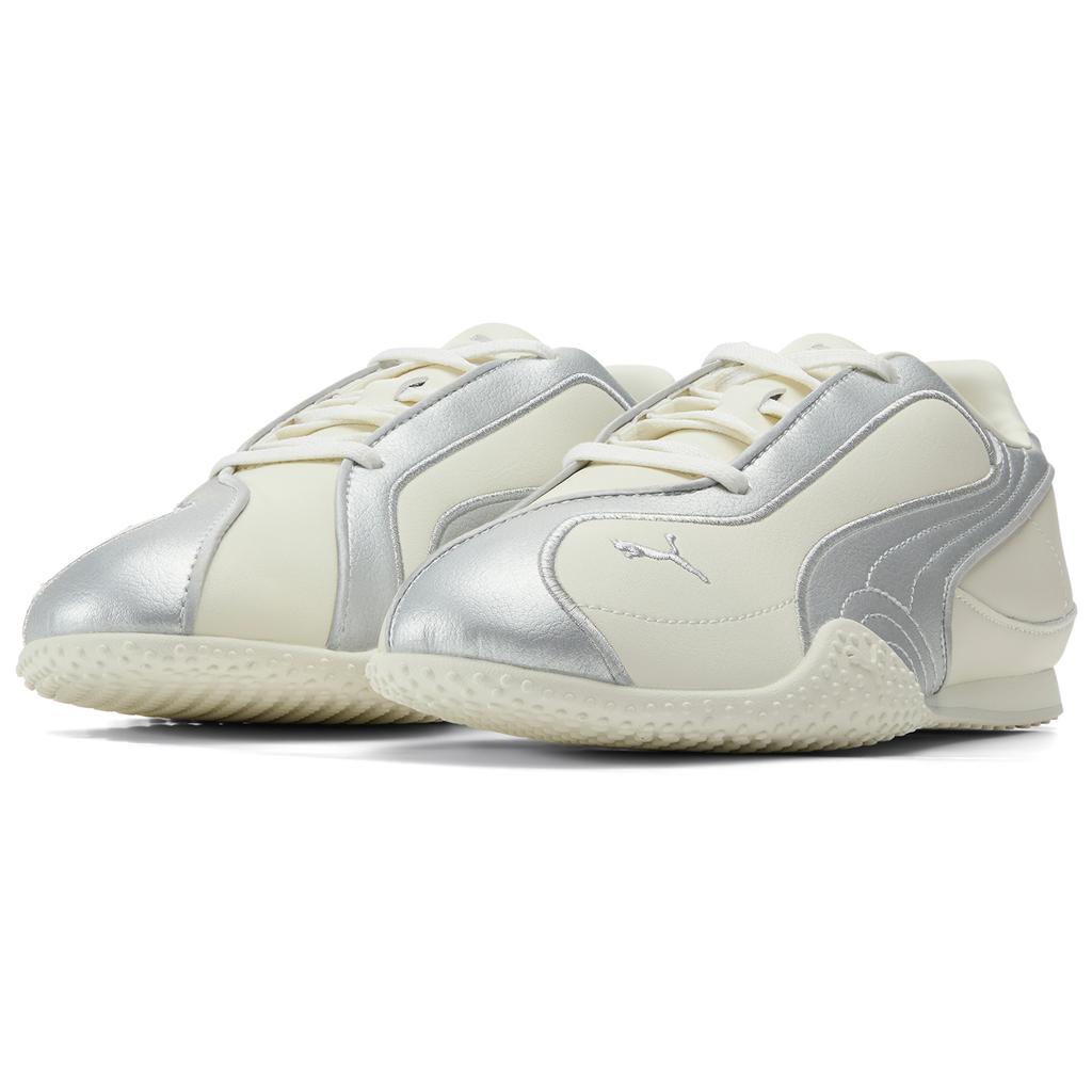 New PUMA Bella V2 Abrasion Resistant Low Top Casual Shoes Unisex Silver Glow White 404043-02