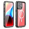 Case for iPhone 15 Pro Max - TPU+PC, Black, Waterproof
