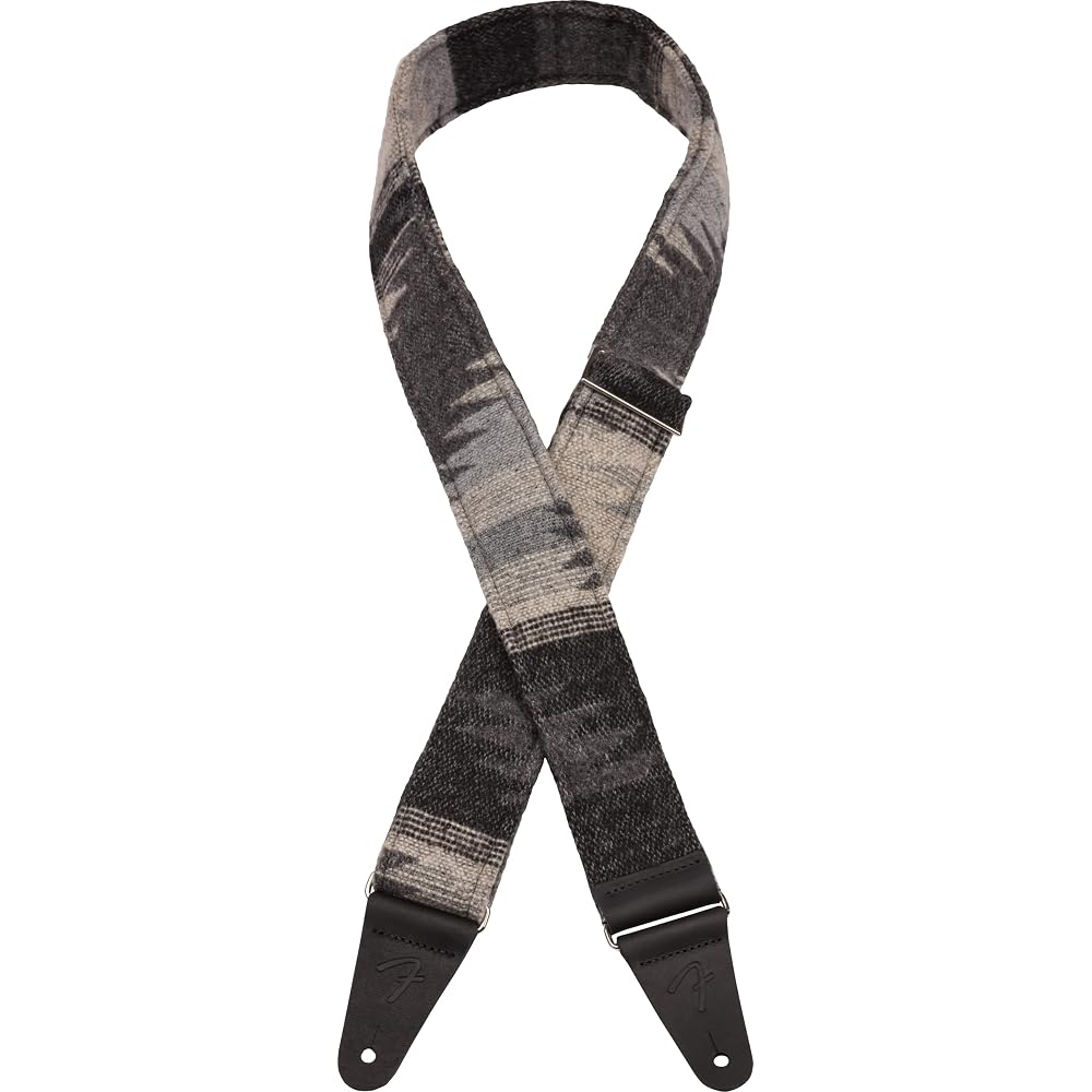 Fender Zion Strap, Gray Aztec, 2 Free Size (American-made instrument strap)