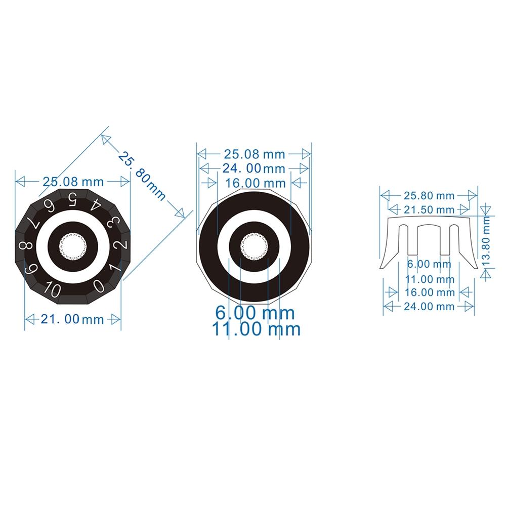 3Pcs4Pcs Electric Guitar Knobs Speed Volume Tone Control Knobs Lampshade Style For Electric Guitars Parts Replacem